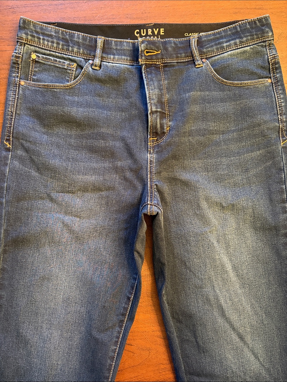 Classic Fit Women’s Dark Blue Jeans